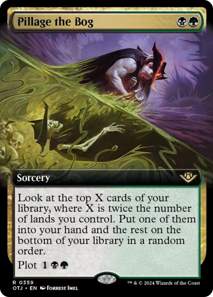 Pillage the Bog (Extended Art) [Outlaws of Thunder Junction] | Game Grid - Logan