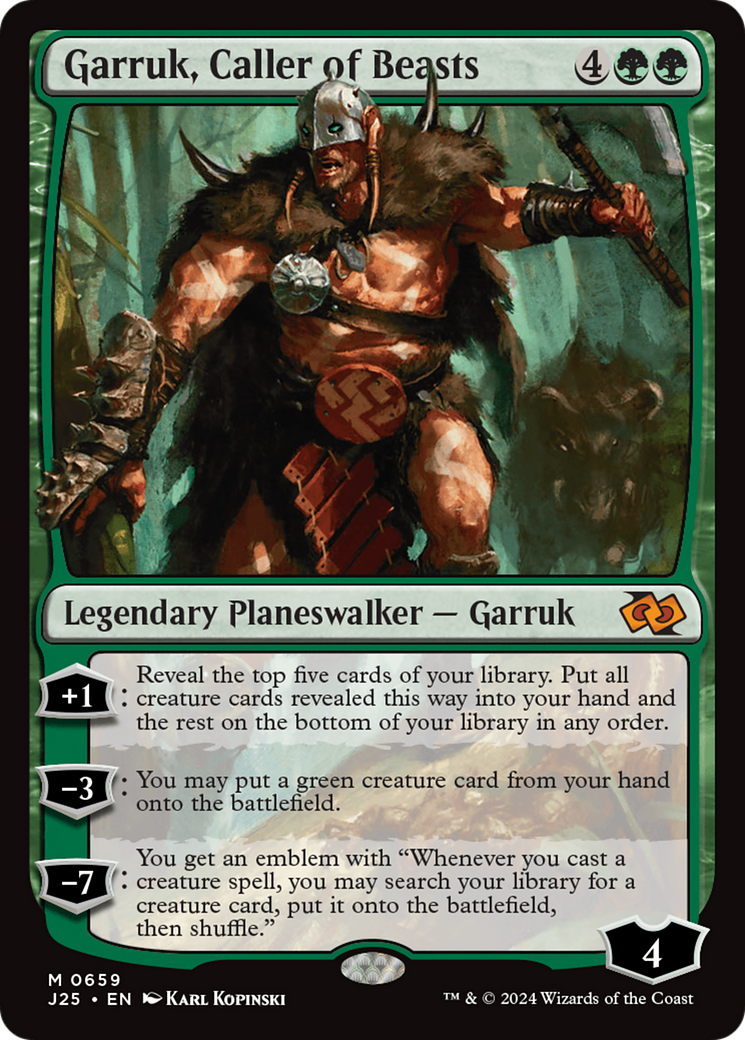 Garruk, Caller of Beasts [Foundations Jumpstart] | Game Grid - Logan