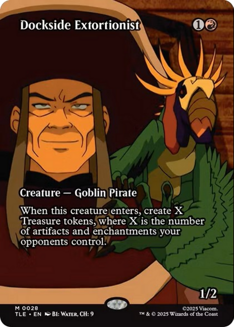 Dockside Extortionist (Borderless) [Avatar: The Last Airbender: Eternal-Legal] | Game Grid - Logan