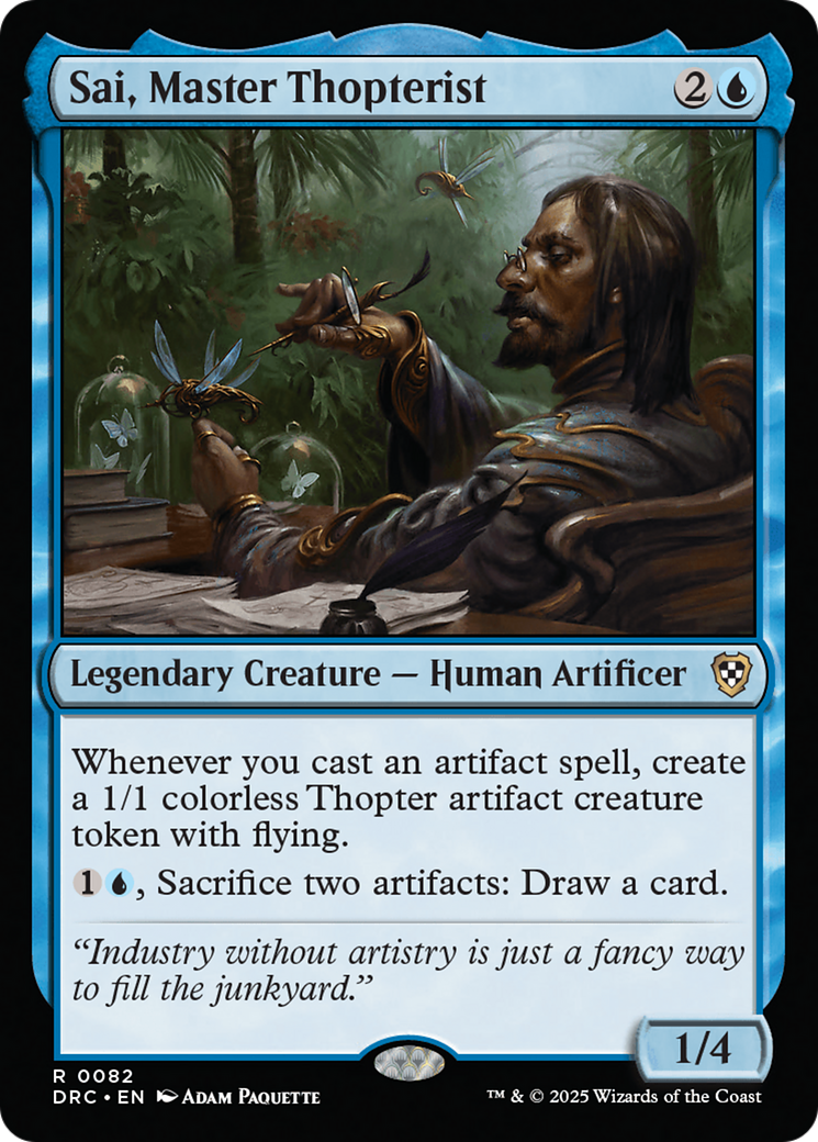 Sai, Master Thopterist [Aetherdrift Commander] | Game Grid - Logan