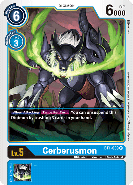 Cerberusmon [BT1-039] [Release Special Booster Ver.1.0] | Game Grid - Logan