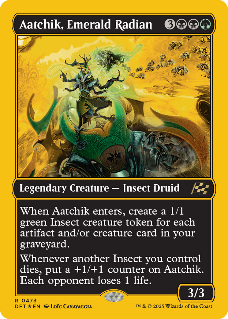 Aatchik, Emerald Radian (First-Place Foil) [Aetherdrift] | Game Grid - Logan