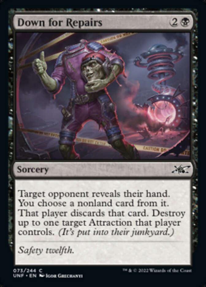 Down for Repairs [Unfinity] | Game Grid - Logan