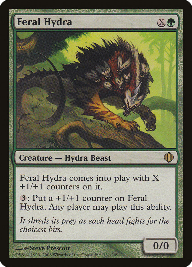 Feral Hydra (Oversized) [Oversize Cards] | Game Grid - Logan