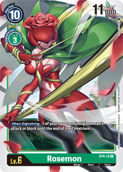 Rosemon [ST4-12] [Starter Deck: Giga Green] | Game Grid - Logan