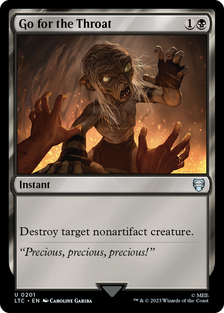 Go for the Throat [The Lord of the Rings: Tales of Middle-Earth Commander] | Game Grid - Logan