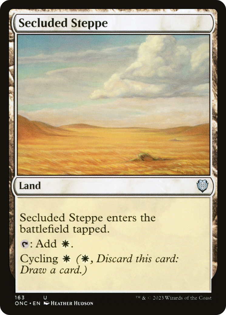Secluded Steppe [Phyrexia: All Will Be One Commander] | Game Grid - Logan