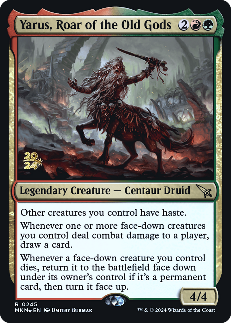 Yarus, Roar of the Old Gods [Murders at Karlov Manor Prerelease Promos] | Game Grid - Logan