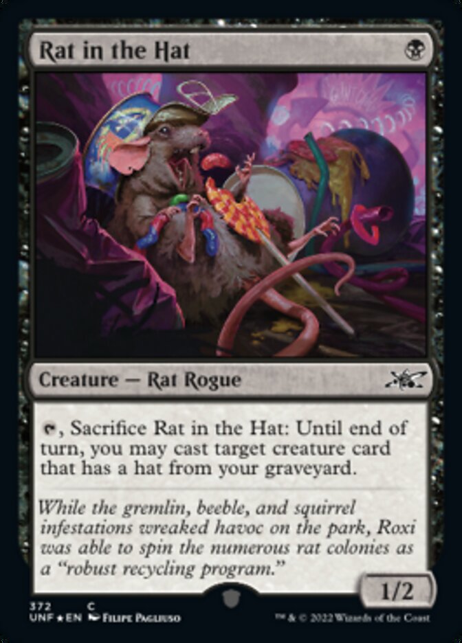 Rat in the Hat (Galaxy Foil) [Unfinity] | Game Grid - Logan