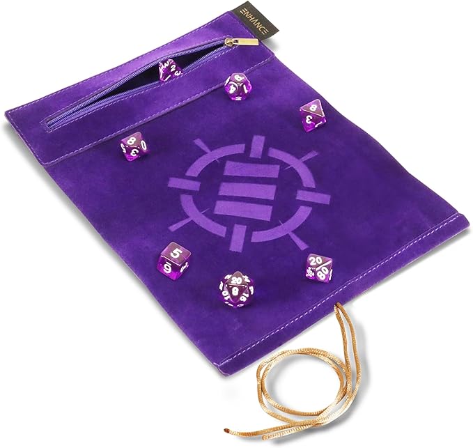 Dice Tray: Roll on a Scroll - Purple | Game Grid - Logan