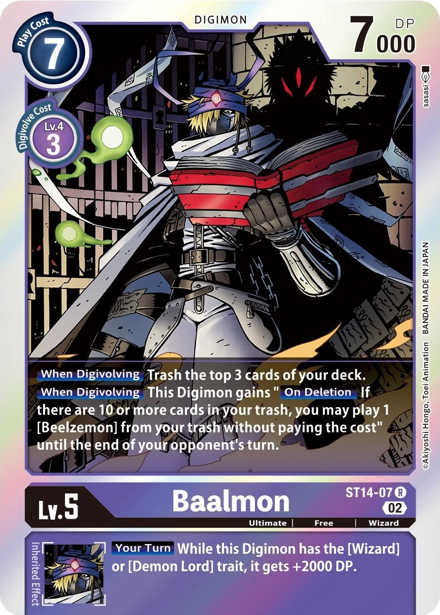 Baalmon [ST14-07] [Starter Deck: Beelzemon Advanced Deck Set] | Game Grid - Logan