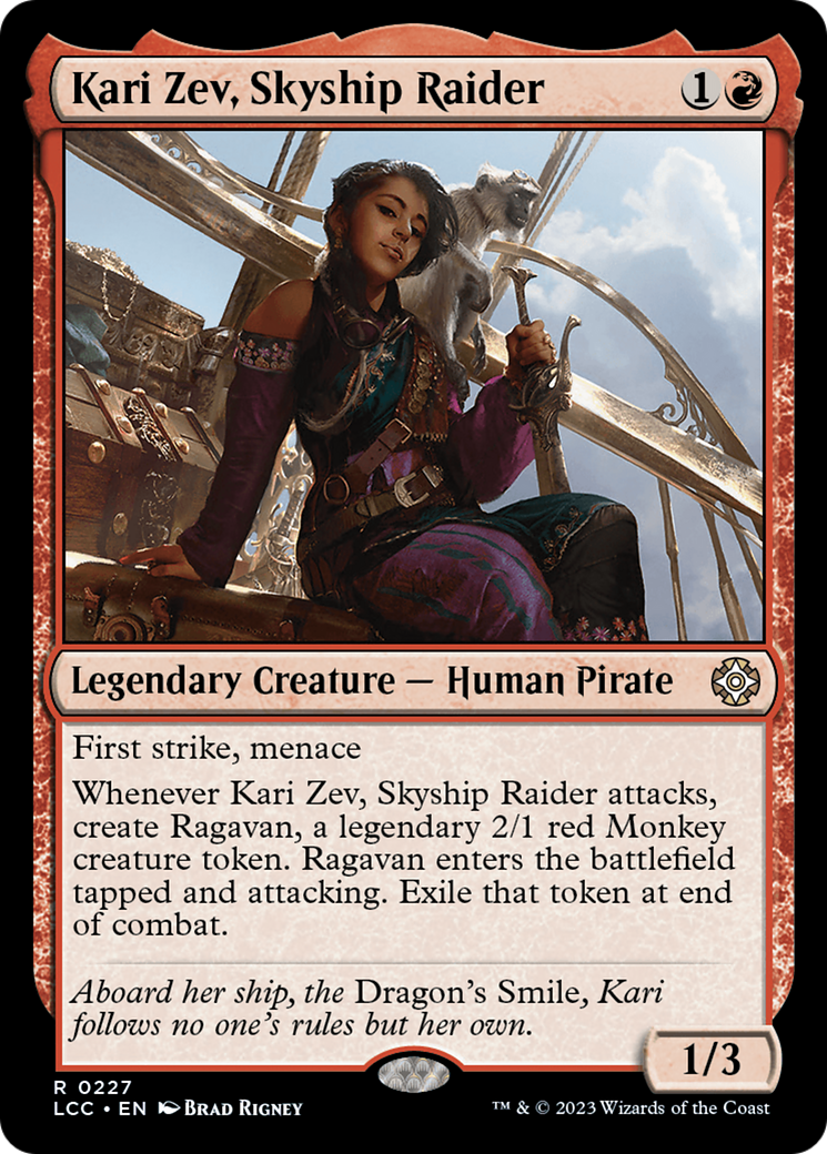 Kari Zev, Skyship Raider [The Lost Caverns of Ixalan Commander] | Game Grid - Logan