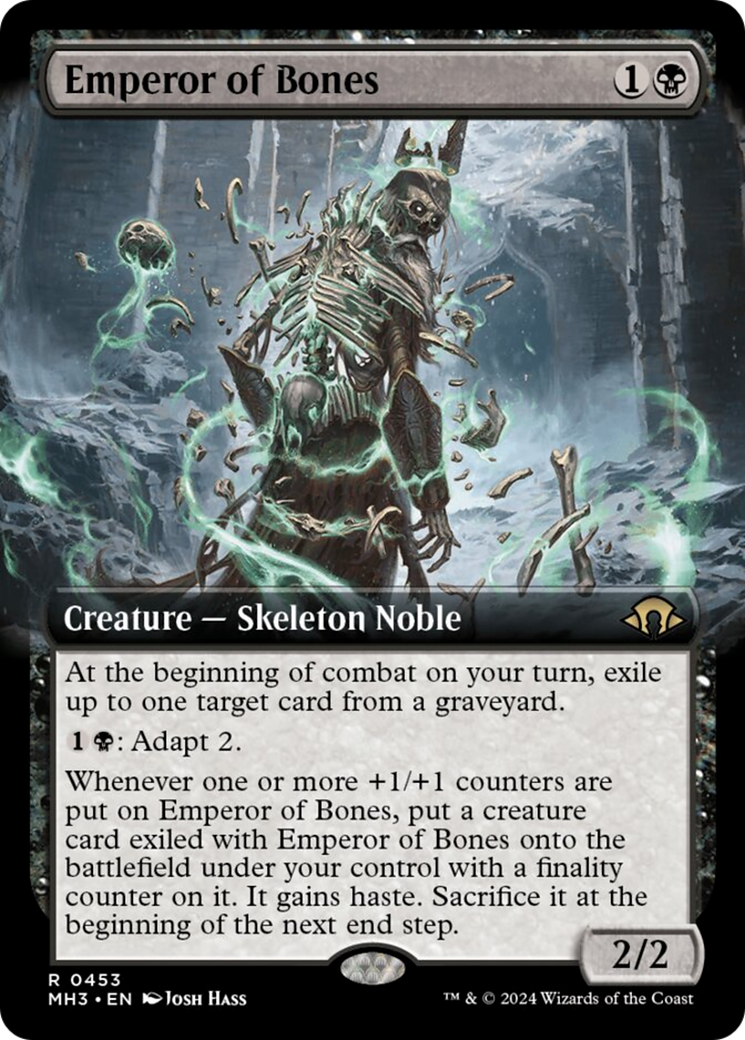 Emperor of Bones (Extended Art) [Modern Horizons 3] | Game Grid - Logan