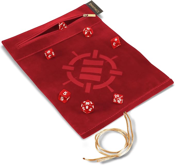 Dice Tray: Roll on a Scroll - Red | Game Grid - Logan