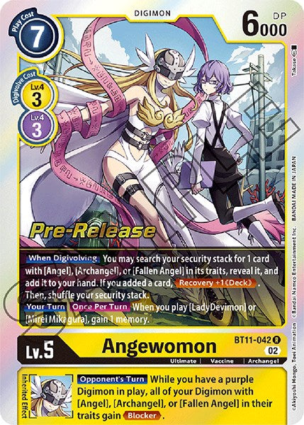 Angewomon [BT11-042] [Dimensional Phase Pre-Release Promos] | Game Grid - Logan