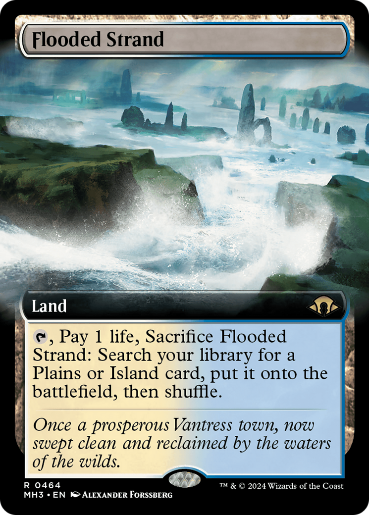 Flooded Strand (Extended Art) [Modern Horizons 3] | Game Grid - Logan