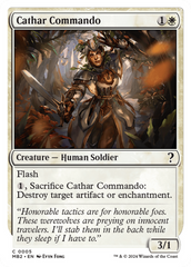 Cathar Commando (White Border) [Mystery Booster 2] | Game Grid - Logan