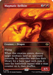 Magmatic Hellkite (Borderless) [Tarkir: Dragonstorm] | Game Grid - Logan