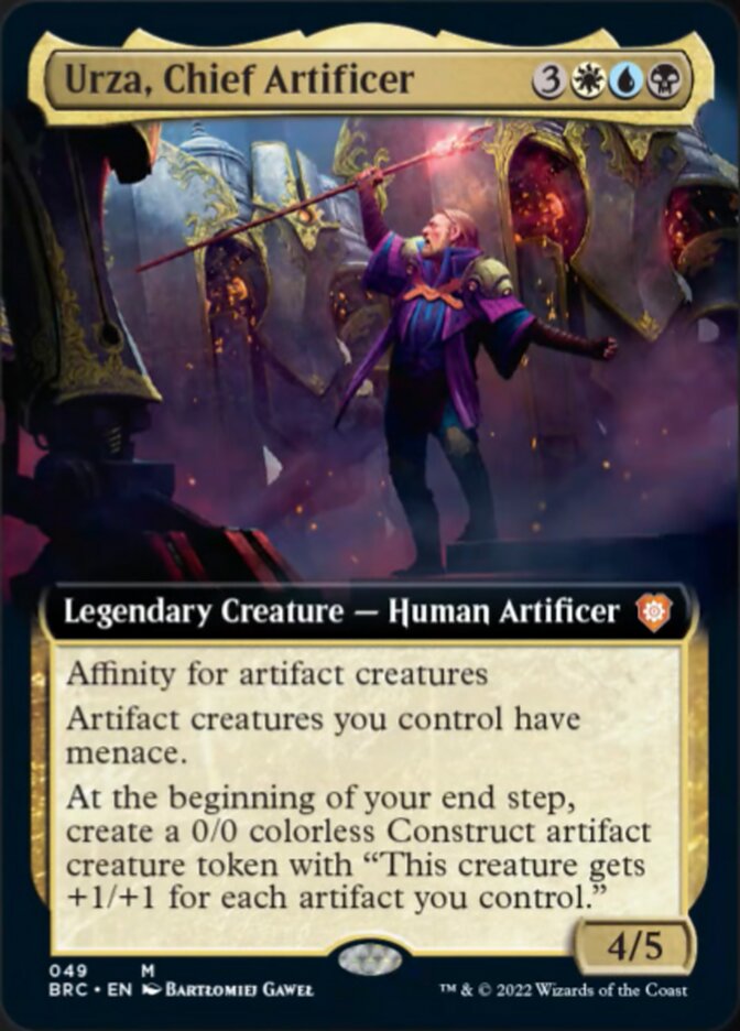Urza, Chief Artificer (Extended Art) [The Brothers' War Commander] | Game Grid - Logan