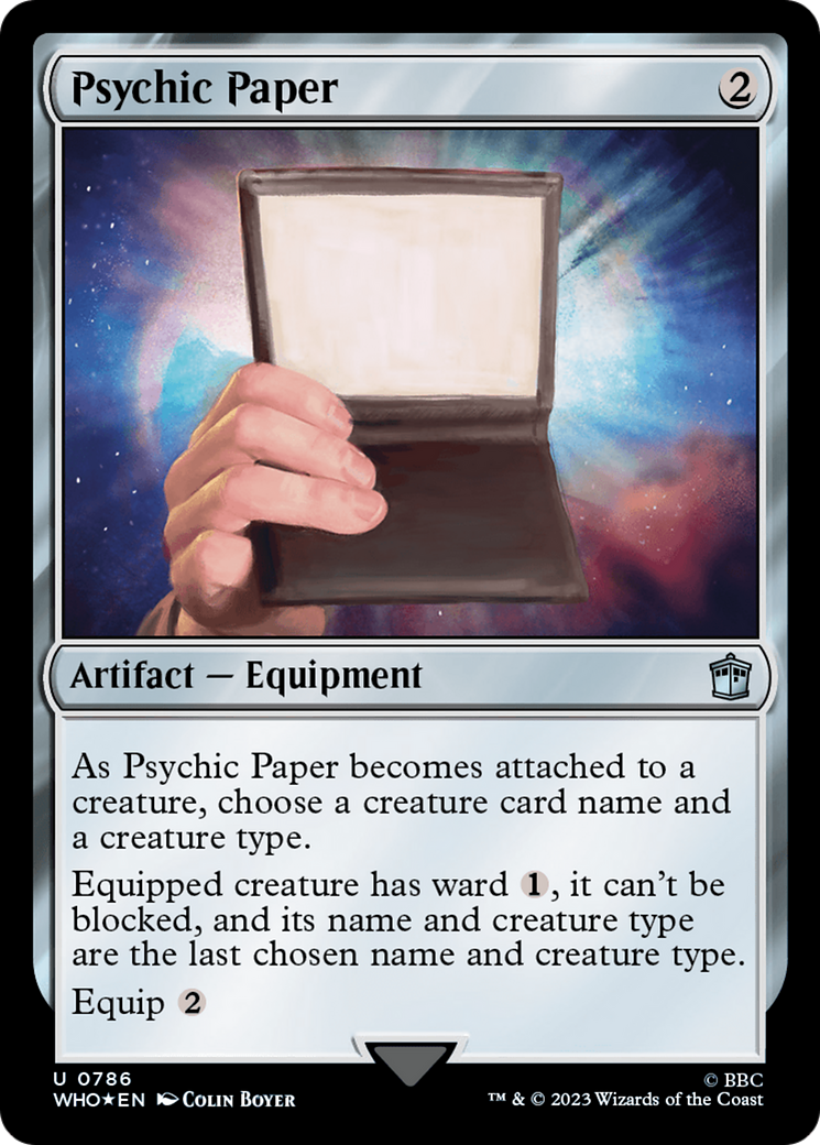 Psychic Paper (Surge Foil) [Doctor Who] | Game Grid - Logan