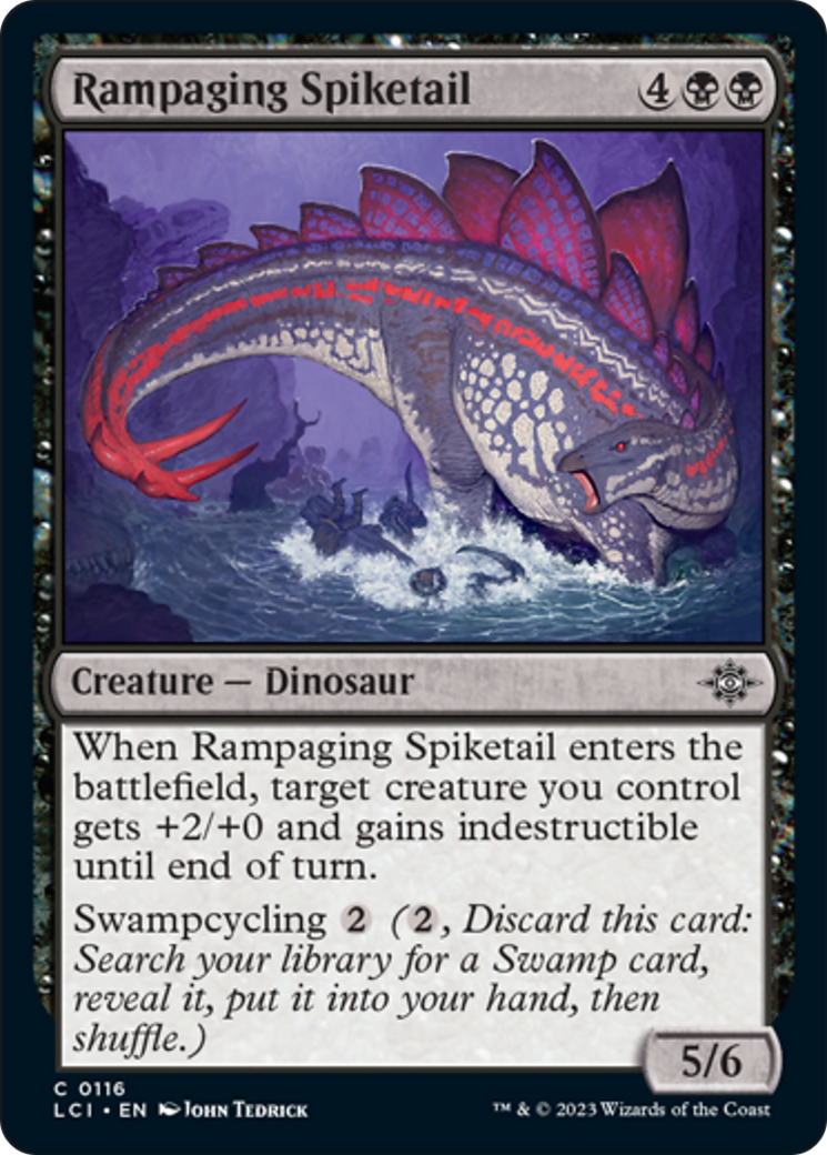 Rampaging Spiketail [The Lost Caverns of Ixalan] | Game Grid - Logan