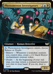 Phenomenon Investigators (Extended Art) [Duskmourn: House of Horror Commander] | Game Grid - Logan