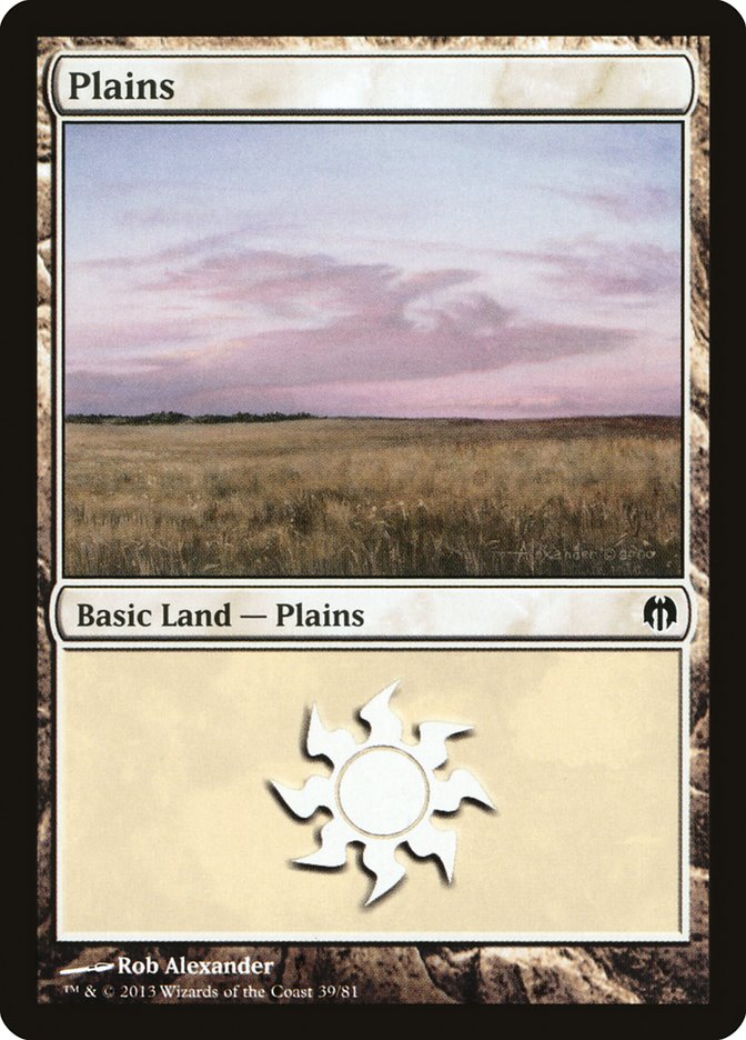 Plains (39) [Duel Decks: Heroes vs. Monsters] | Game Grid - Logan