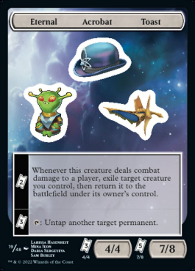 Eternal Acrobat Toast [Unfinity Stickers] | Game Grid - Logan