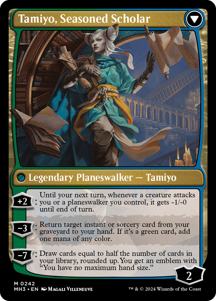 Tamiyo, Inquisitive Student // Tamiyo, Seasoned Scholar [Modern Horizons 3] | Game Grid - Logan
