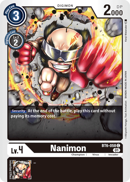Nanimon [BT6-058] [Double Diamond] | Game Grid - Logan