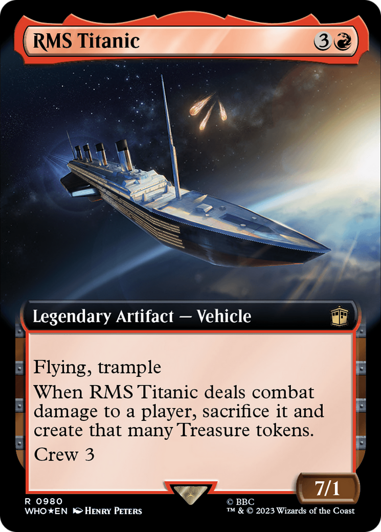 RMS Titanic (Extended Art) (Surge Foil) [Doctor Who] | Game Grid - Logan