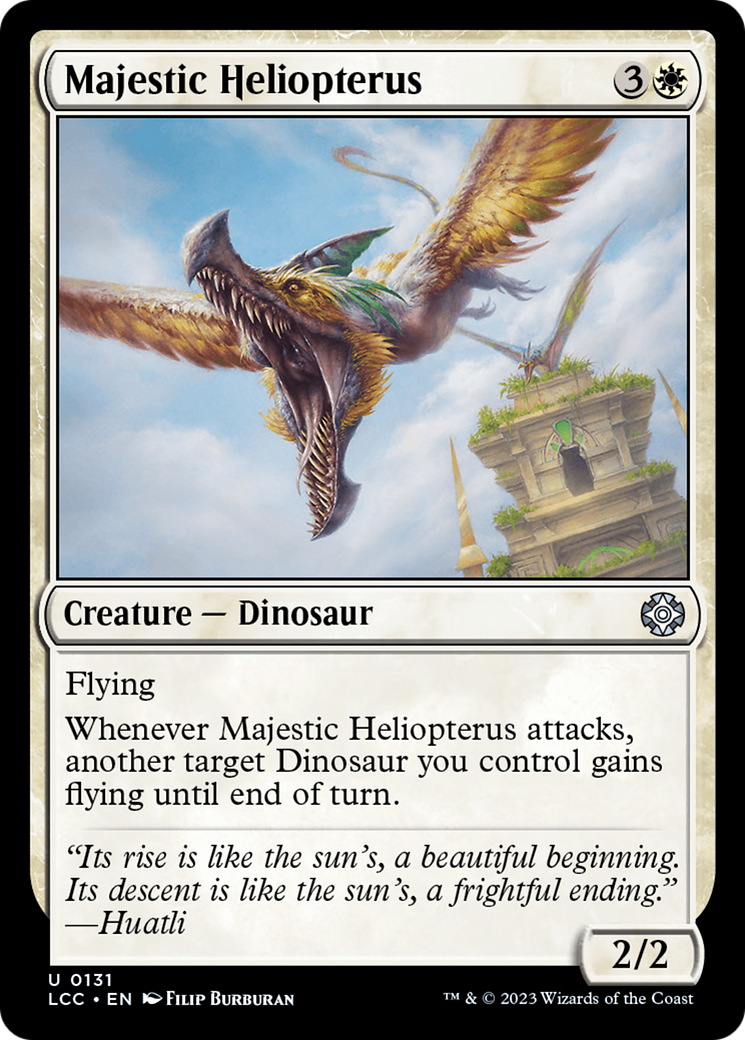 Majestic Heliopterus [The Lost Caverns of Ixalan Commander] | Game Grid - Logan