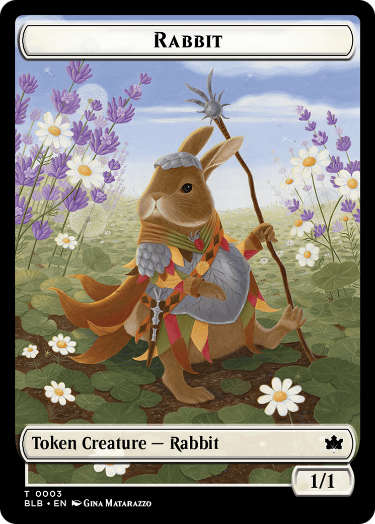 Rabbit // Rabbit Double-Sided Token [Bloomburrow Tokens] | Game Grid - Logan