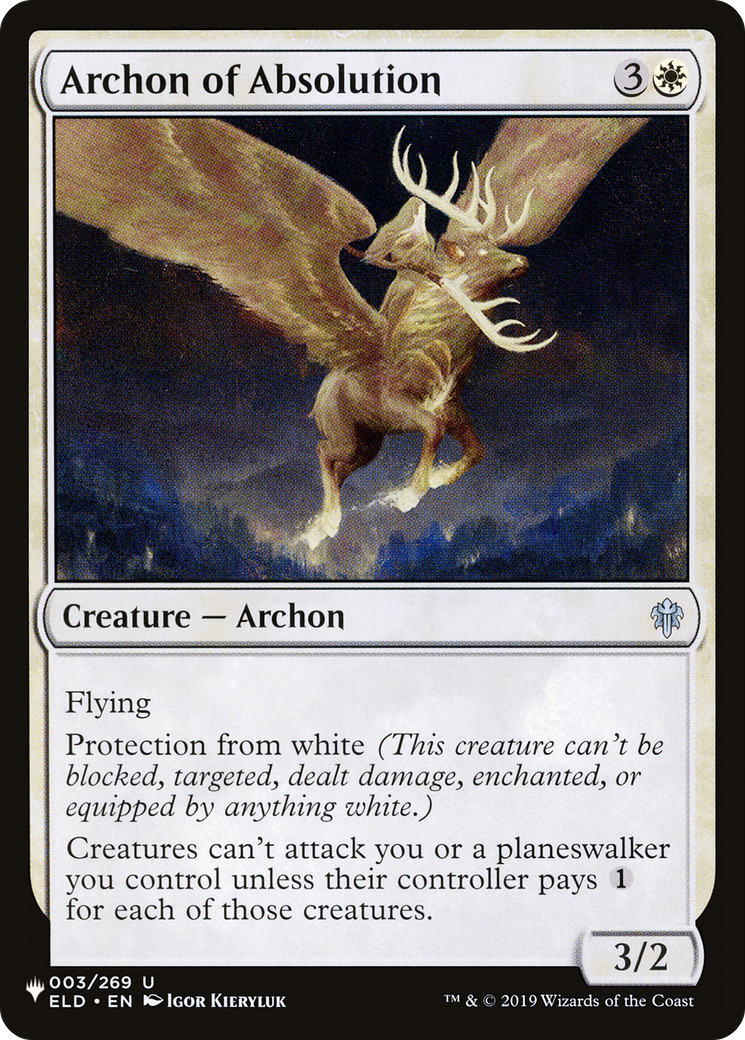 Archon of Absolution [The List Reprints] | Game Grid - Logan