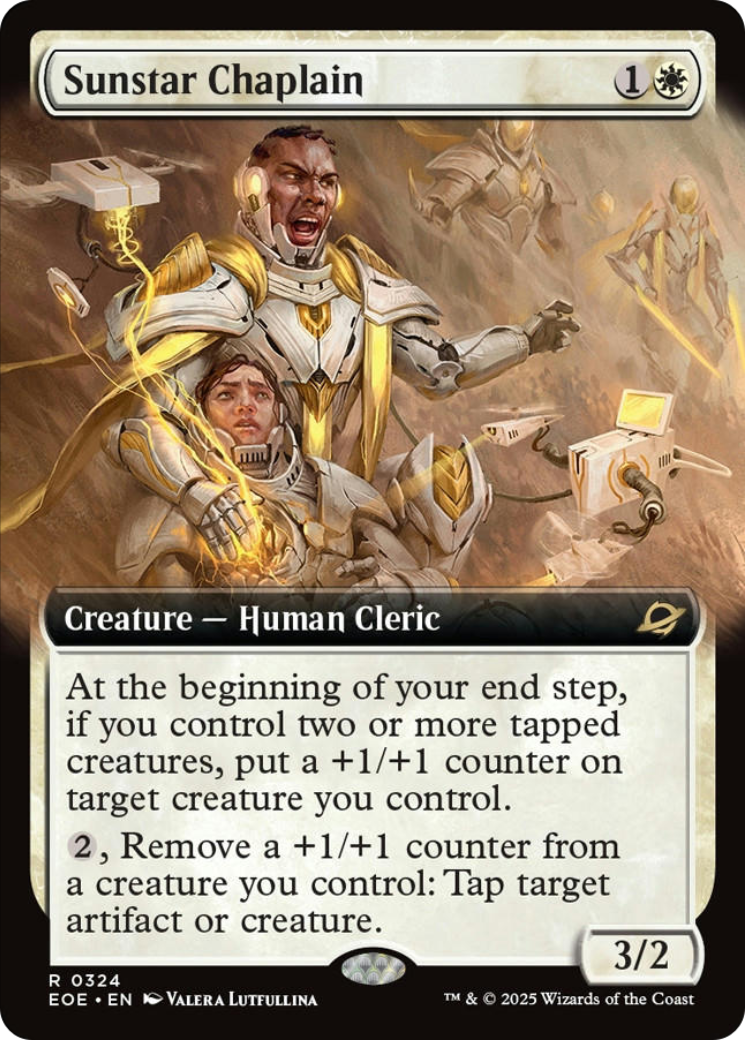 Sunstar Chaplain (Extended Art) [Edge of Eternities] | Game Grid - Logan