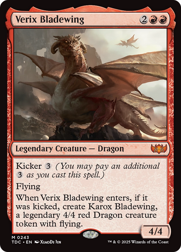 Verix Bladewing [Tarkir: Dragonstorm Commander] | Game Grid - Logan