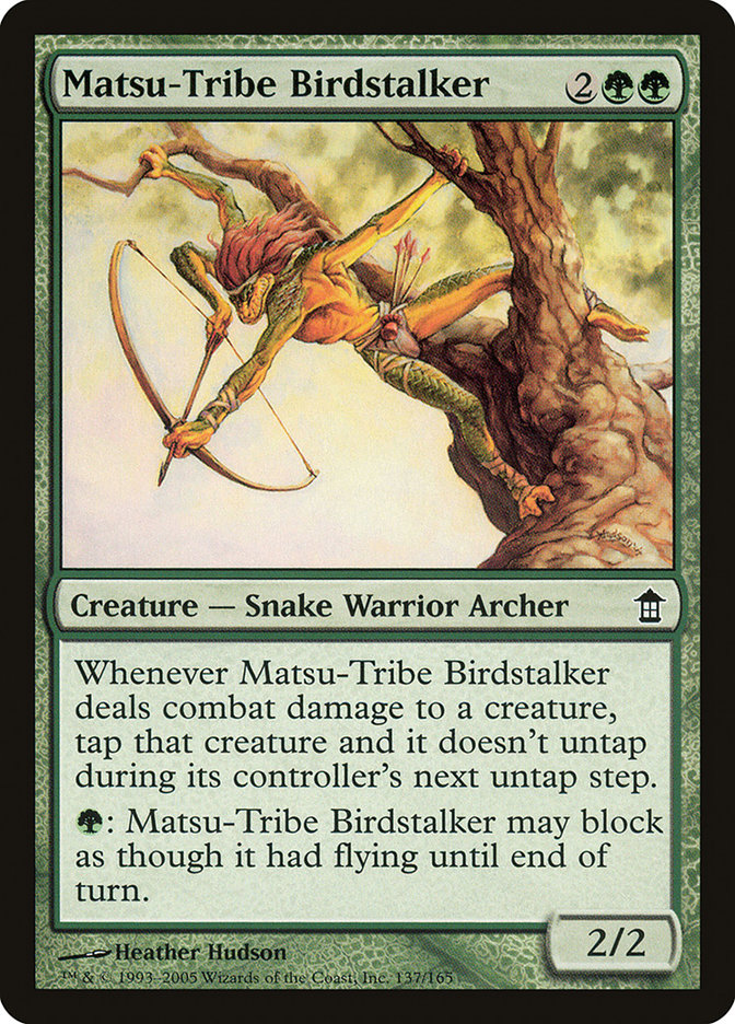 Matsu-Tribe Birdstalker [Saviors of Kamigawa] | Game Grid - Logan