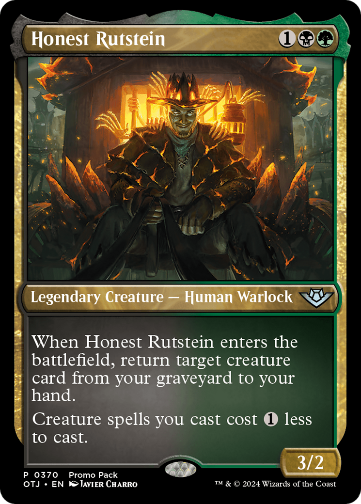 Honest Rutstein (Promo Pack) [Outlaws of Thunder Junction Promos] | Game Grid - Logan