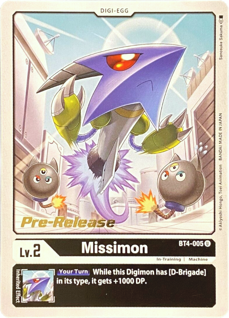 Missimon [BT4-005] [Great Legend Pre-Release Promos] | Game Grid - Logan