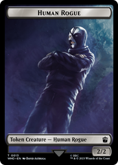 Human Rogue // Beast Double-Sided Token [Doctor Who Tokens] | Game Grid - Logan