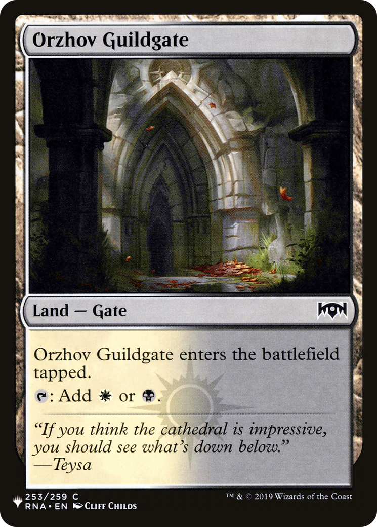 Orzhov Guildgate (253) [The List] | Game Grid - Logan
