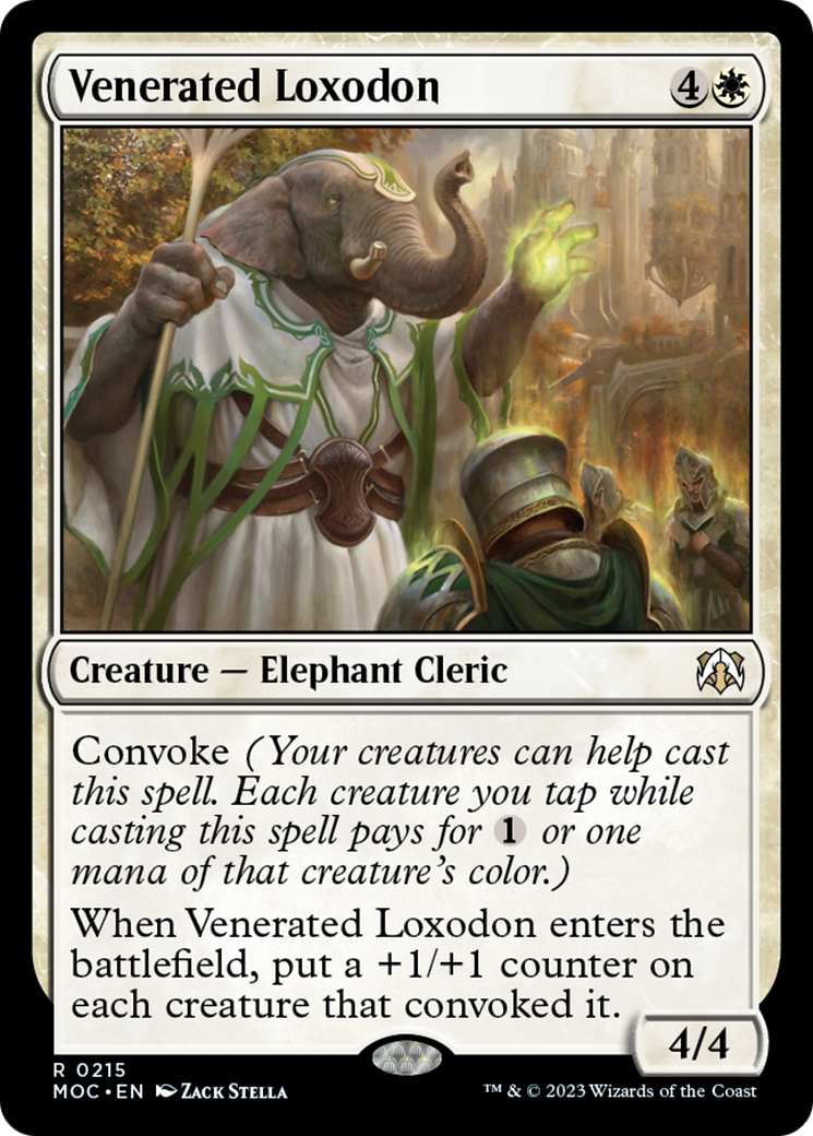 Venerated Loxodon [March of the Machine Commander] | Game Grid - Logan