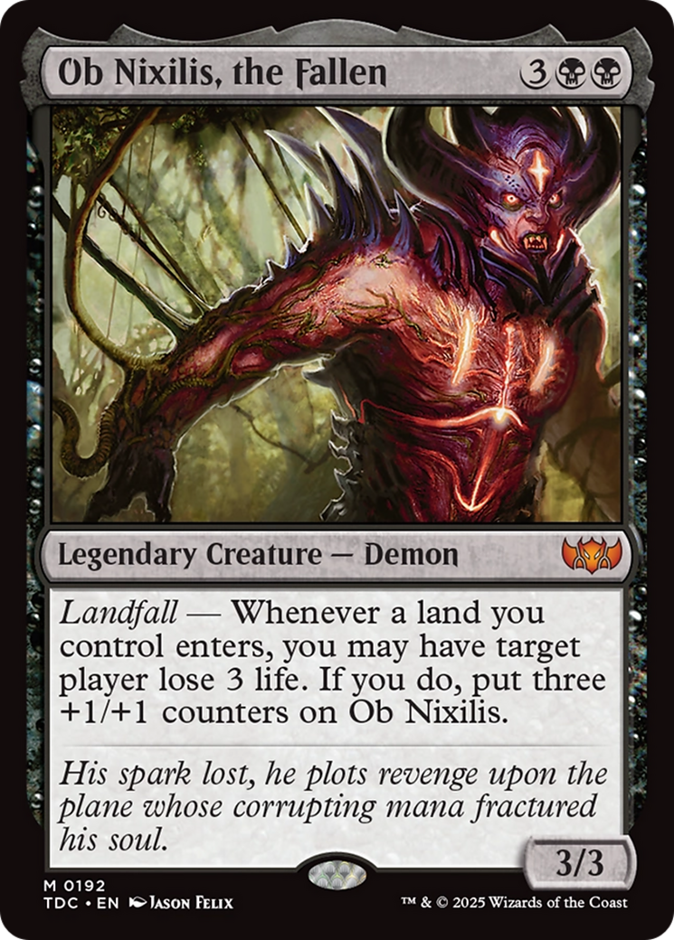 Ob Nixilis, the Fallen [Tarkir: Dragonstorm Commander] | Game Grid - Logan