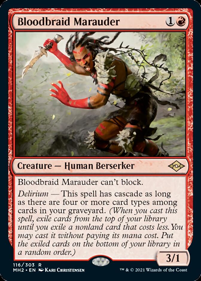 Bloodbraid Marauder [Modern Horizons 2] | Game Grid - Logan