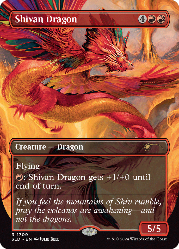 Shivan Dragon (Rainbow Foil) [Secret Lair Drop Series] | Game Grid - Logan