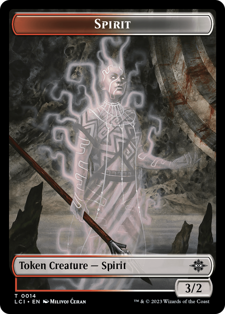 Spirit Token [The Lost Caverns of Ixalan Tokens] | Game Grid - Logan