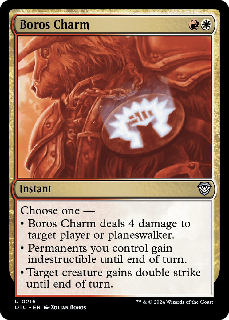 Boros Charm [Outlaws of Thunder Junction Commander] | Game Grid - Logan