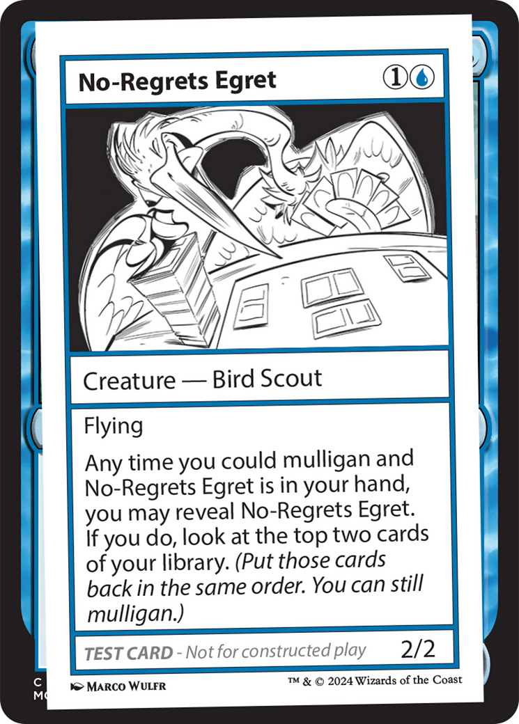 No-Regrets Egret [Mystery Booster 2 Playtest Cards] | Game Grid - Logan