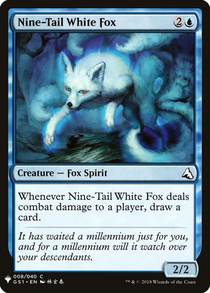 Nine-Tail White Fox [Mystery Booster] | Game Grid - Logan