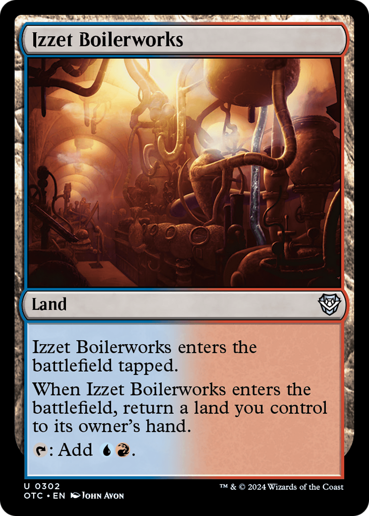 Izzet Boilerworks [Outlaws of Thunder Junction Commander] | Game Grid - Logan